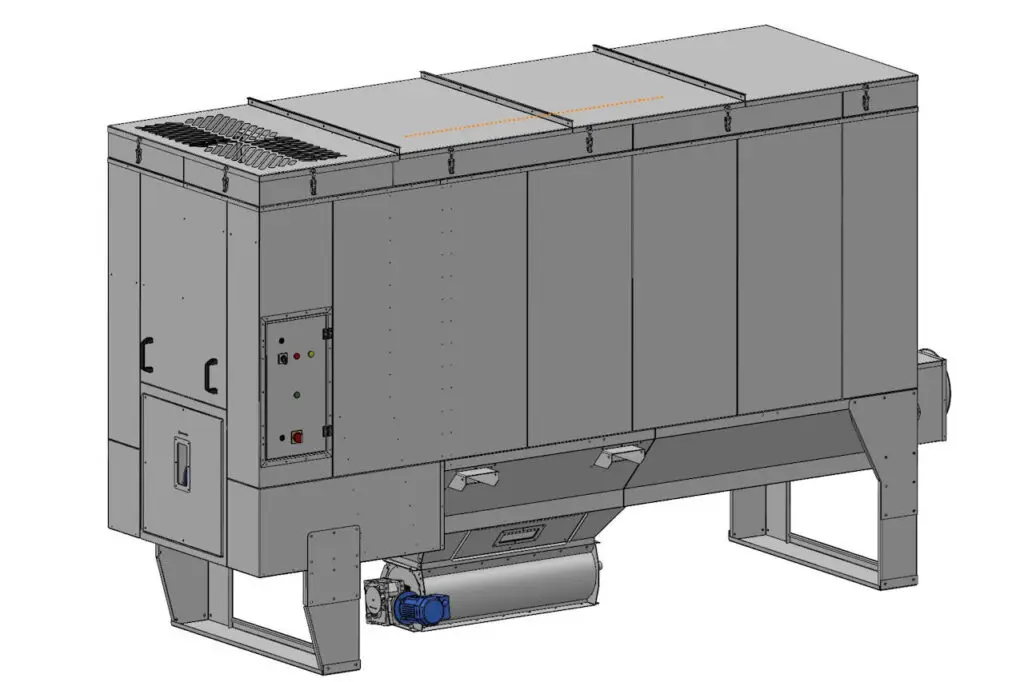 DM-350-Entstauber mitZellenradschleuse